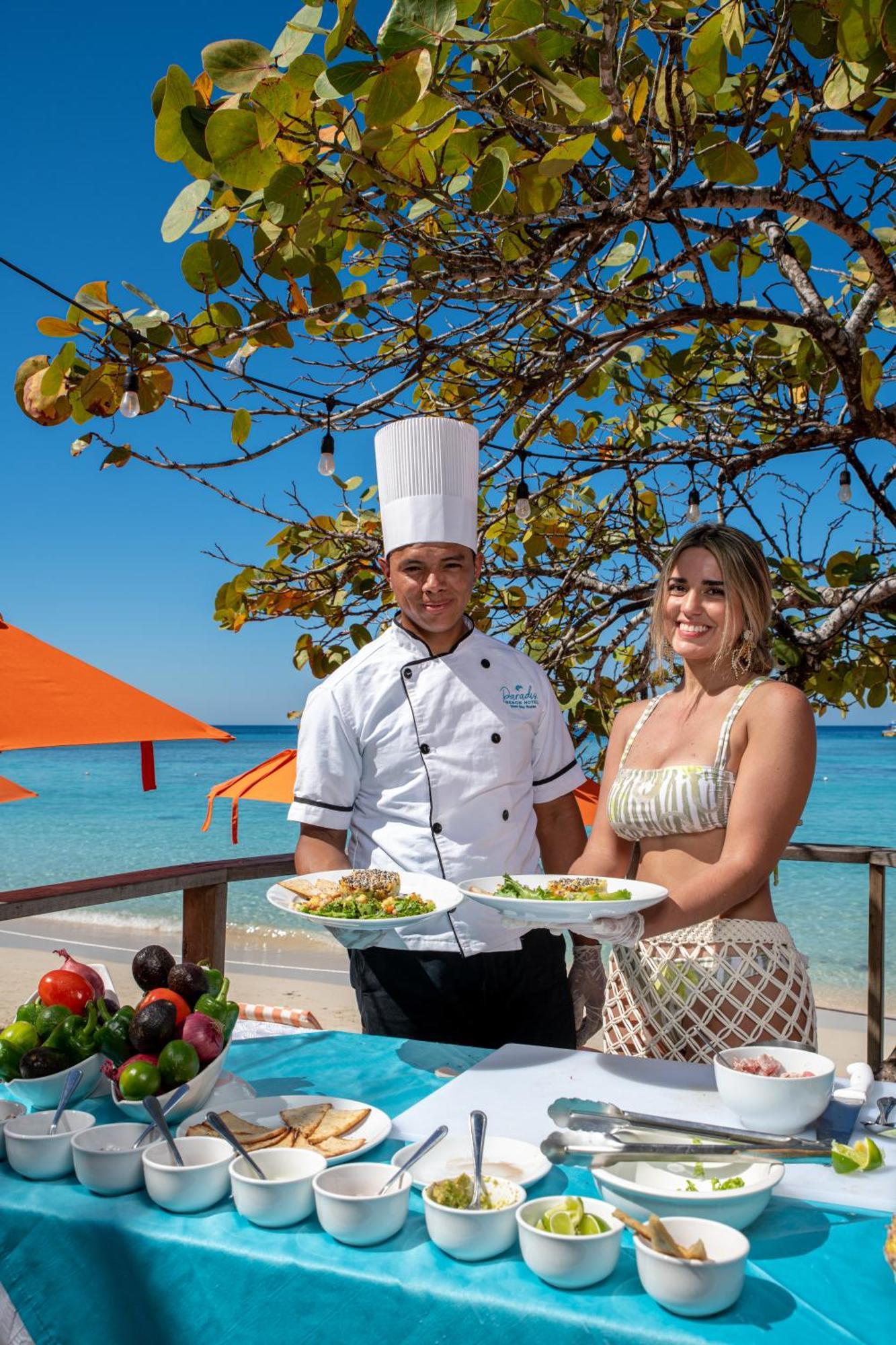 Paradise Beach Hotel & Resort West Bay Eksteriør billede